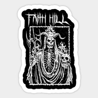 faith hill ll dark series Sticker